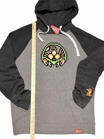Nintendo Store Metroid Legacy Hoodie XL Samus Aran Pixel Retro NES Pullover NWT