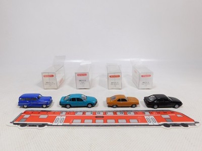 4x Mint Opel H0 1:87 Senator 827 Manta A 850 Caravan Box #EE944-0.5