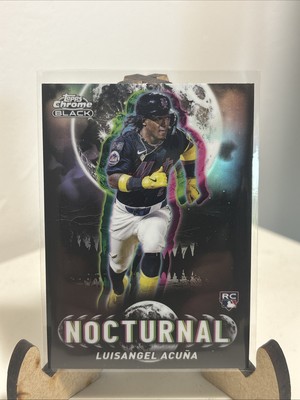 Luisangel Acuna Nocturnal SSP Case Hit Topps Chrome Black 2025! #NOC-33