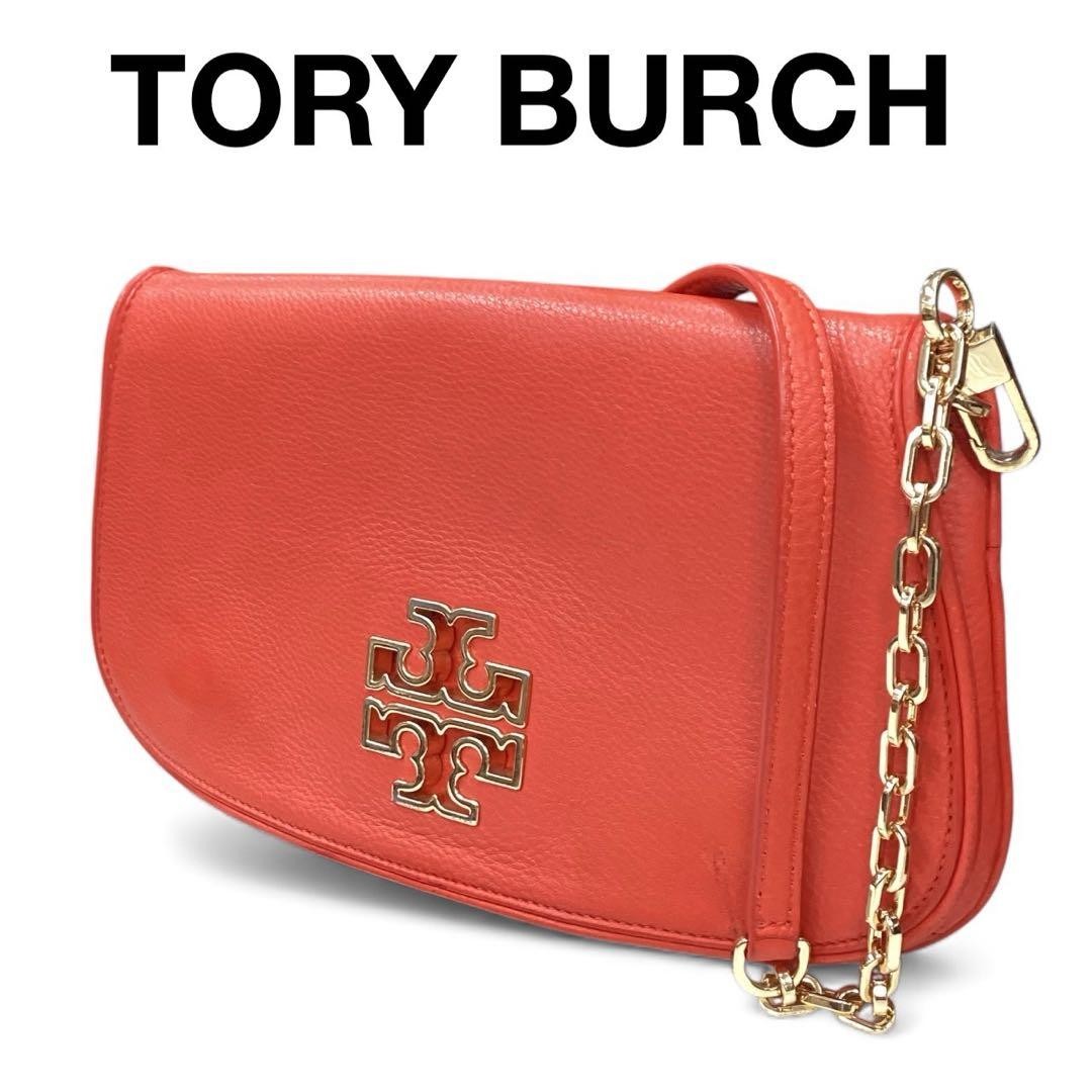 Tory Burch 2-way Shoulder Bag Clutch Leather Red Women's From Japan thumbnail 19