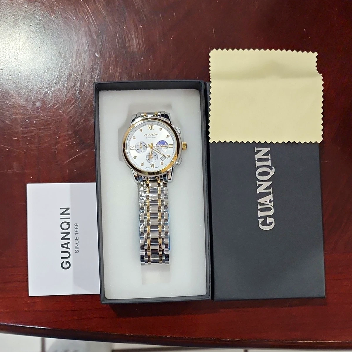 GUANQIN Stainless Steel Band Wristwatches for sale | eBay