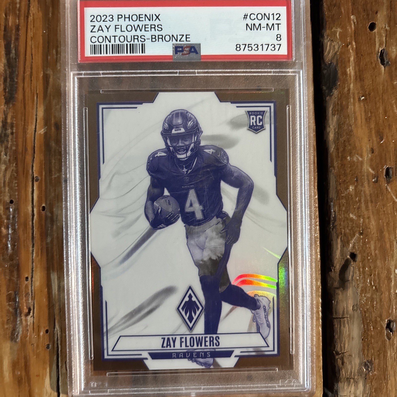 2023 Panini Phoenix - Contours Zay Flowers #CON-12 Bronze /50 (RC)