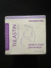 TriLASTIN Maternity Stretch Mark Prevention Cream Paraben-Free Hypoallergic 4 oz