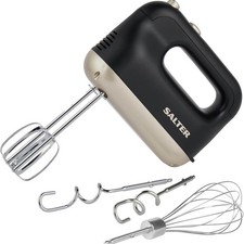 Image of Electric Hand Mixer 5 Speed Settings 250W Whisk Beat Salter Marino Blue Grey
