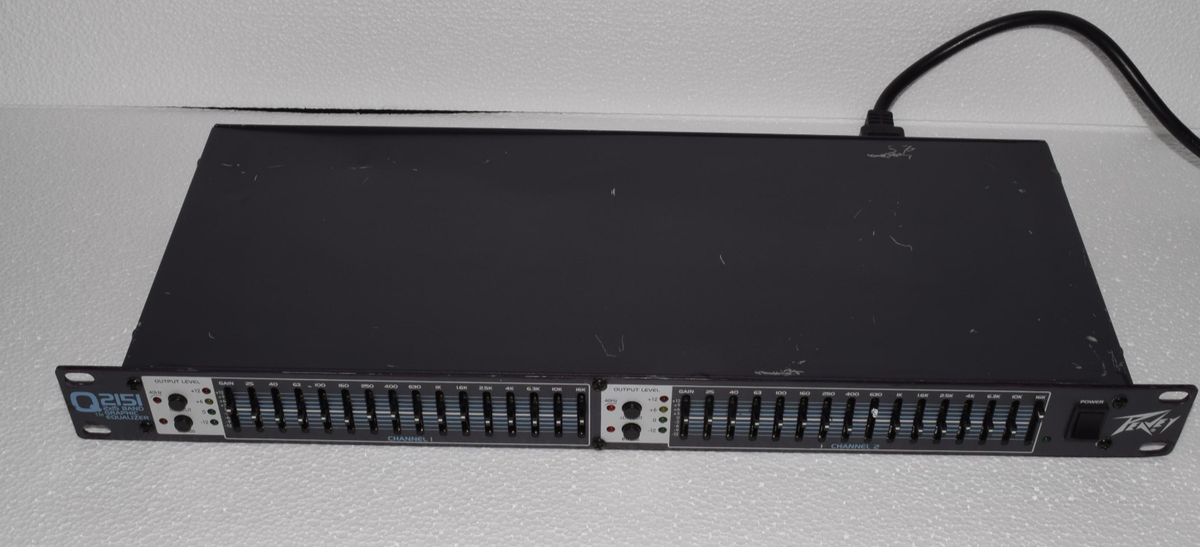 Peavey Q2151 2x15 Band Graphic Equalizer - Working | eBay