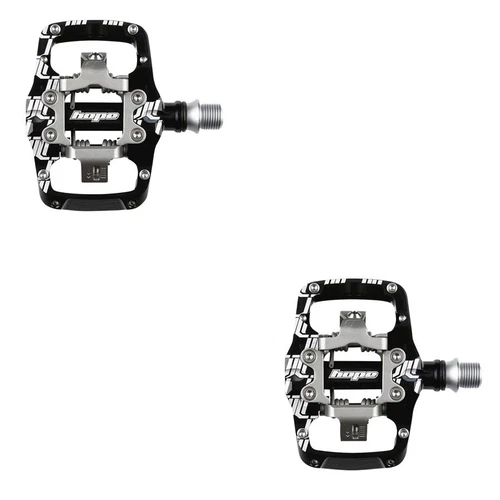 Hope Union TC Pedals - Dual Sided Clipless with Platform, 9/16", Black