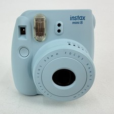Fujifilm Instax Mini 8 Instant Film Camera Ice Blue Camera Only Tested Working