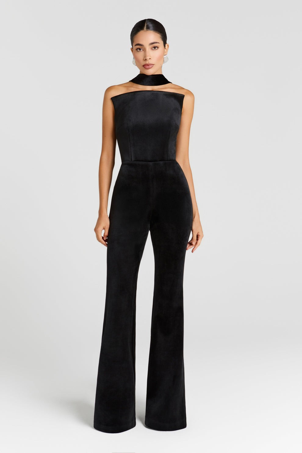 NADINE MERABI TALIA JUMPSUIT IN BLACK SIZE S / UK 8 *RRP £375