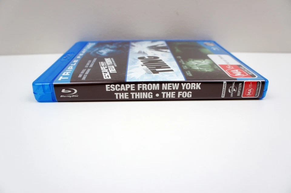 Escape From New York The Thing The Fog Blu Ray Triple Feature Region B - Image 4 of 4