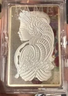 250 GRAM PAMP SILVER BAR LADY FORTUNA WITH ASSAY