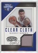 2014 Panini Totally Certified Clear Cloth Jersey Blue /199 Danny Green #58 10vy