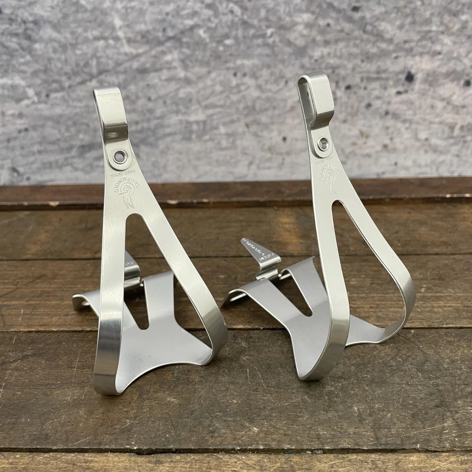 De colección Campagnolo Superleggeri Pinzas para Puntera Pequeñas Cortas CORTI NOS Nuevo Pedal Italia Foto 2 de 4