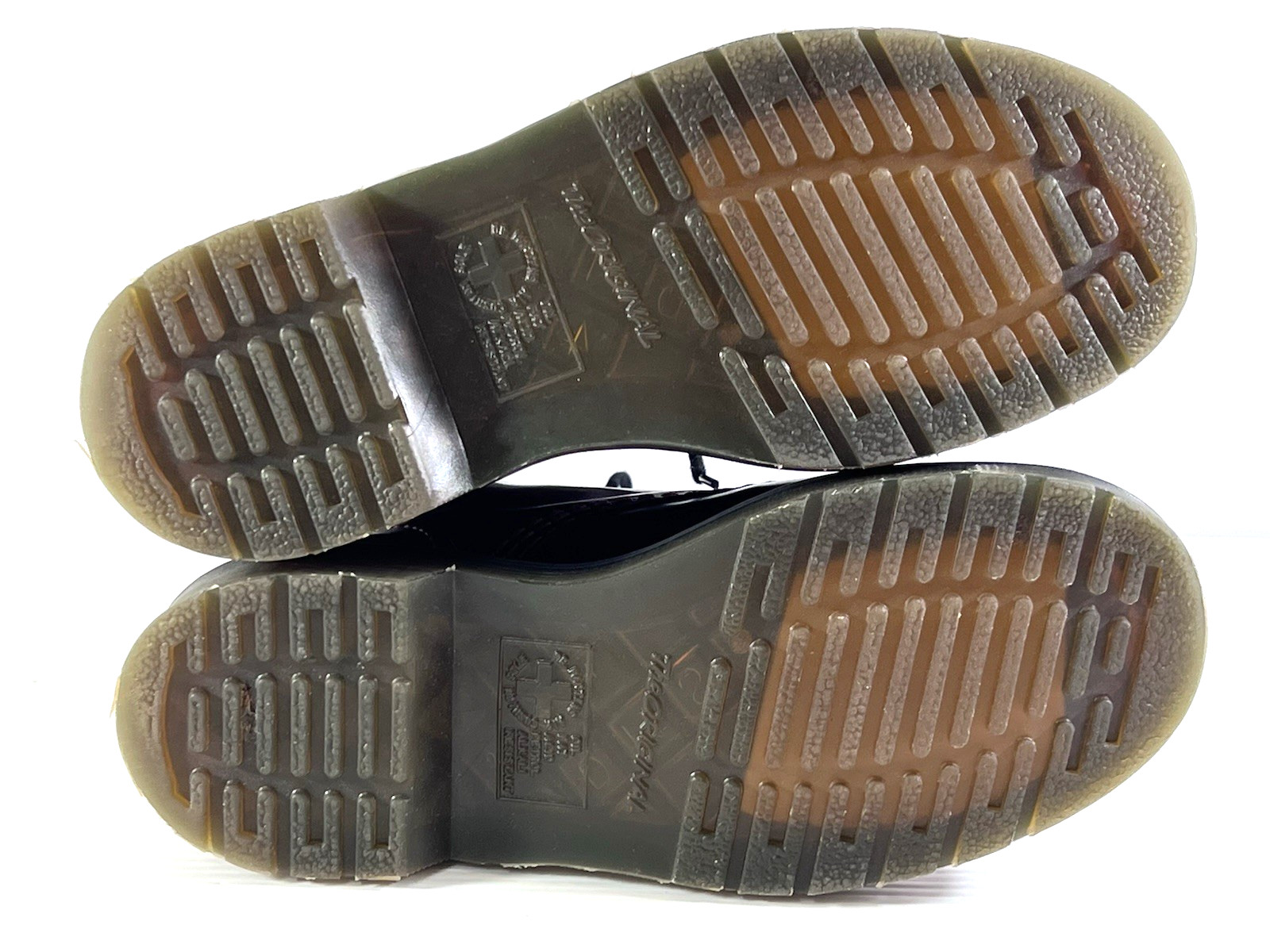 Dr Doc Martens 1460 Vegan Leather Boots Women's Size 6 Burgundy Cherry Red 8 Eye thumbnail 13