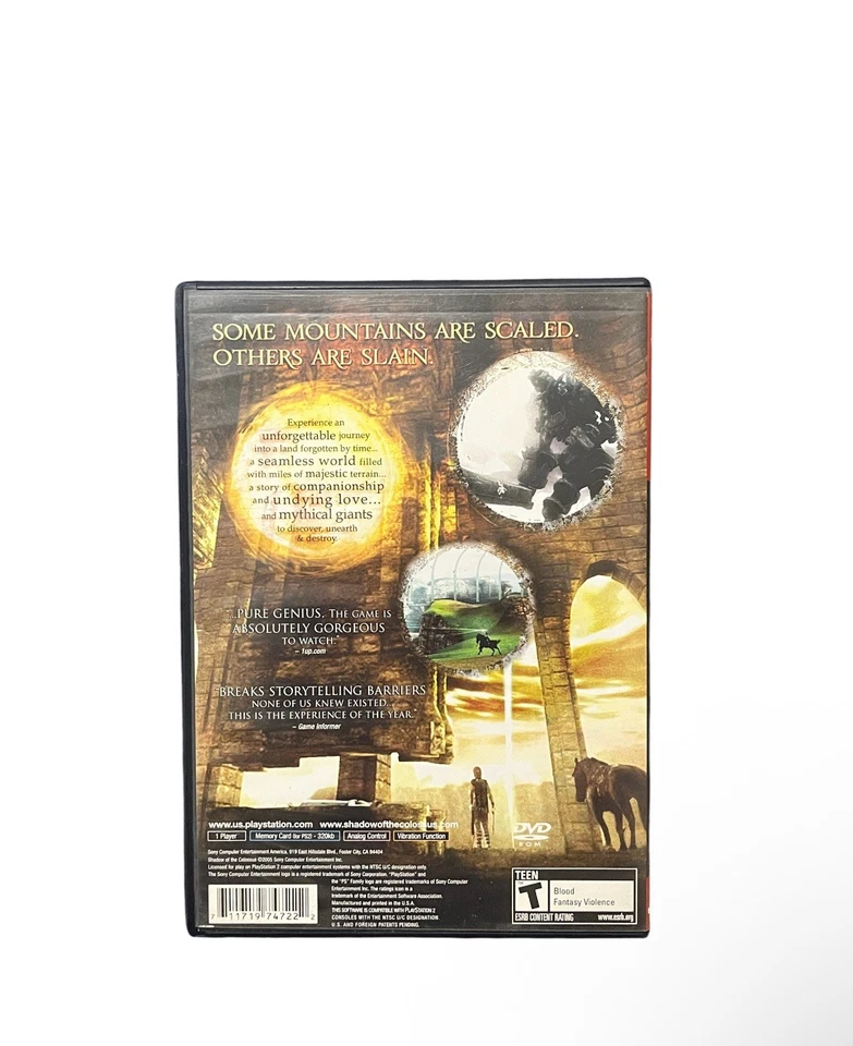 Shadow of the Colossus Greatest Hits (Sony PlayStation 2, 2006) UNTESTED - Image 2 of 4