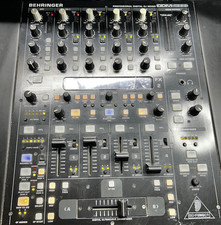 Behringer DDM4000 4-Channel Digital DJ Mixer Black w/ Replaceable Crossfader