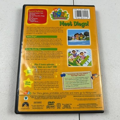 Dora the Explorer Meet Diego DVD 2003 Nick Jr Kids Adventure | eBay