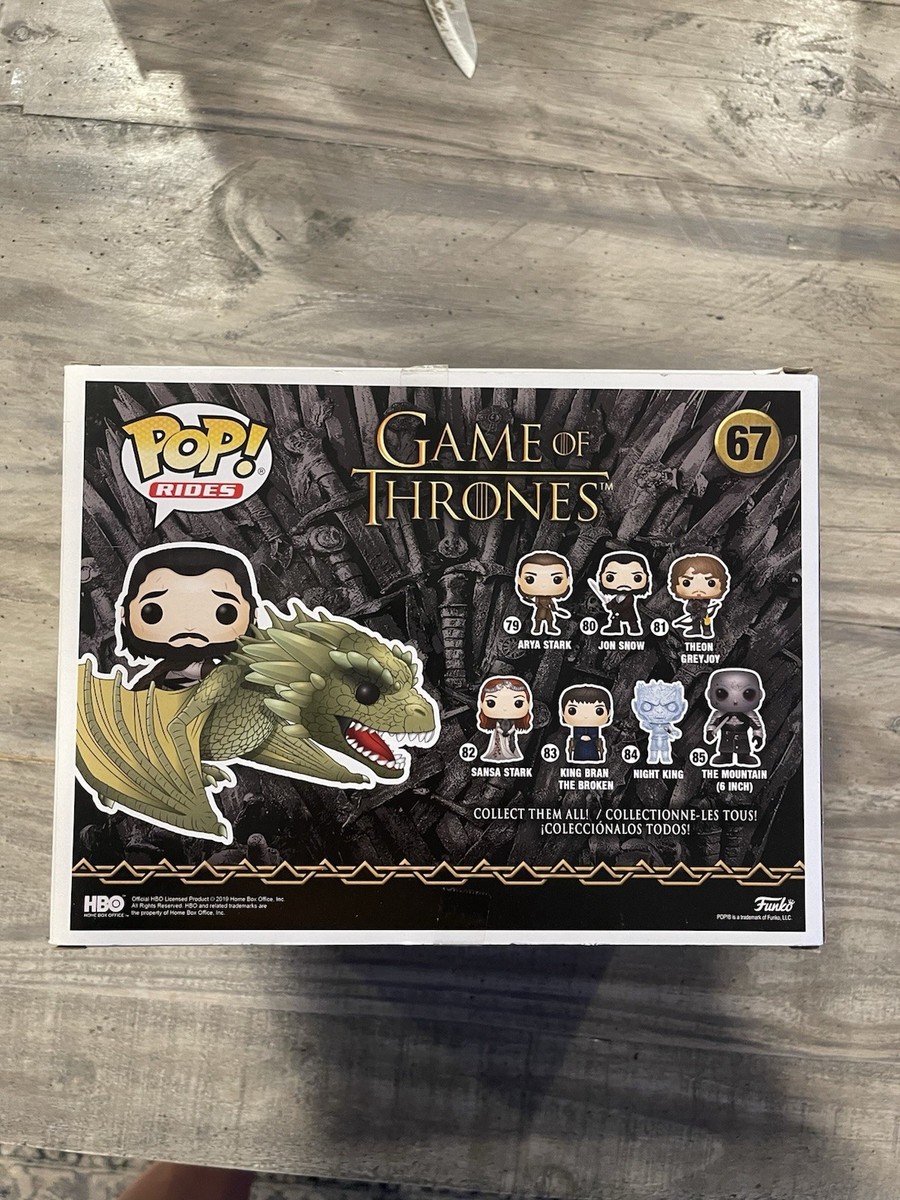 Funko Pop! Rides: Game of Thrones - Jon Snow & Rhaegal #67