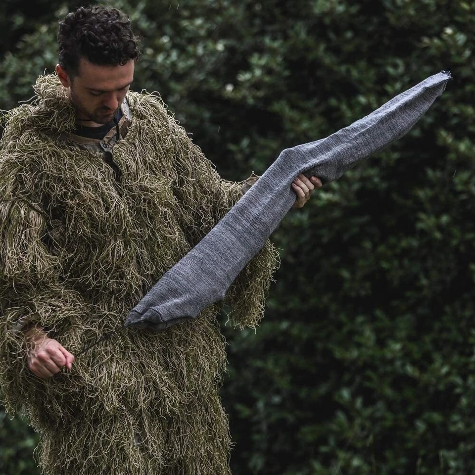 Paquete de 12 calcetines escopeta/rifle manga pistola caza silicona tratados gris 55 en EE. UU. Foto 4 de 4