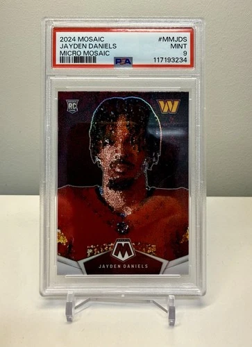 2024 Panini Mosaic Jayden Daniels Micro Mosaic RC PSA 9 Mint #MM-JDS SSP