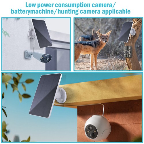 4W 5V Solar Panel Power for Security Camera Outdoor USB Charging 360° Adjustable - Picture 15 of 31
