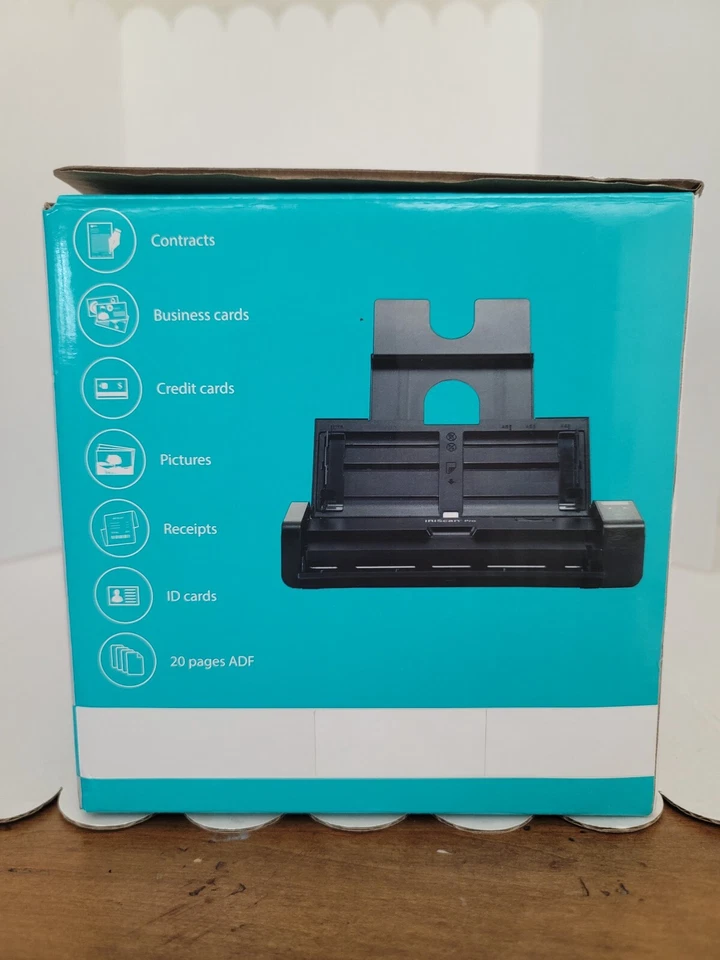 IRIScan v5Pro Portable Duplex Document Color Scanner USB 20PPM - Image 4 of 4