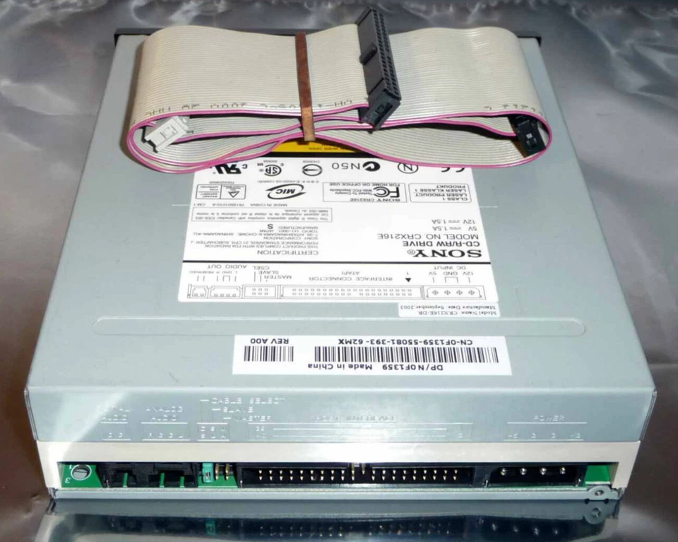 Sony CRX216E 48x24x48 CD-R/RW IDE Drive - Black - Image 4 of 4