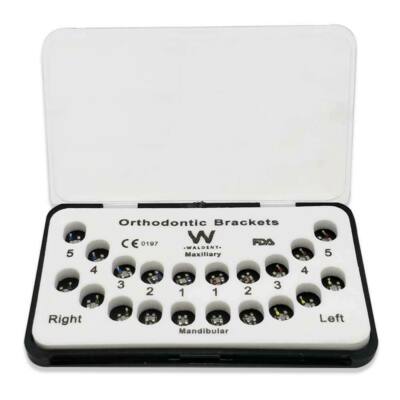 Waldent Metal Bracket Kit Dental Orthodontic MBT 022 Slot