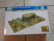 Italeri 6070 Military Model Kit WWII Battlefield Bunker Diorama Accessories 1/72