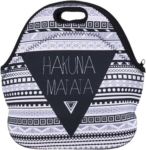 Lunch Picnic Bag Painted Patterned Thermal Insulated Cooler Carry Case Bag