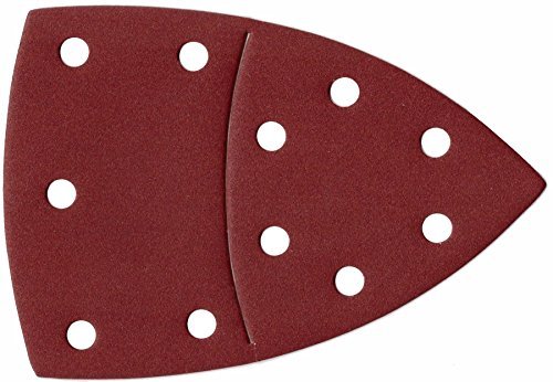 FD-Workstuff Prio-Triangle Sanding Sheets│ 50 Pieces │ 11-holes │ 105 X 152 Mm │ Grain 60 │ For Multi-Sander Bosch Prio Ventaro │ Triangle Grinding-Pads │ Sanding-Paper - View #3