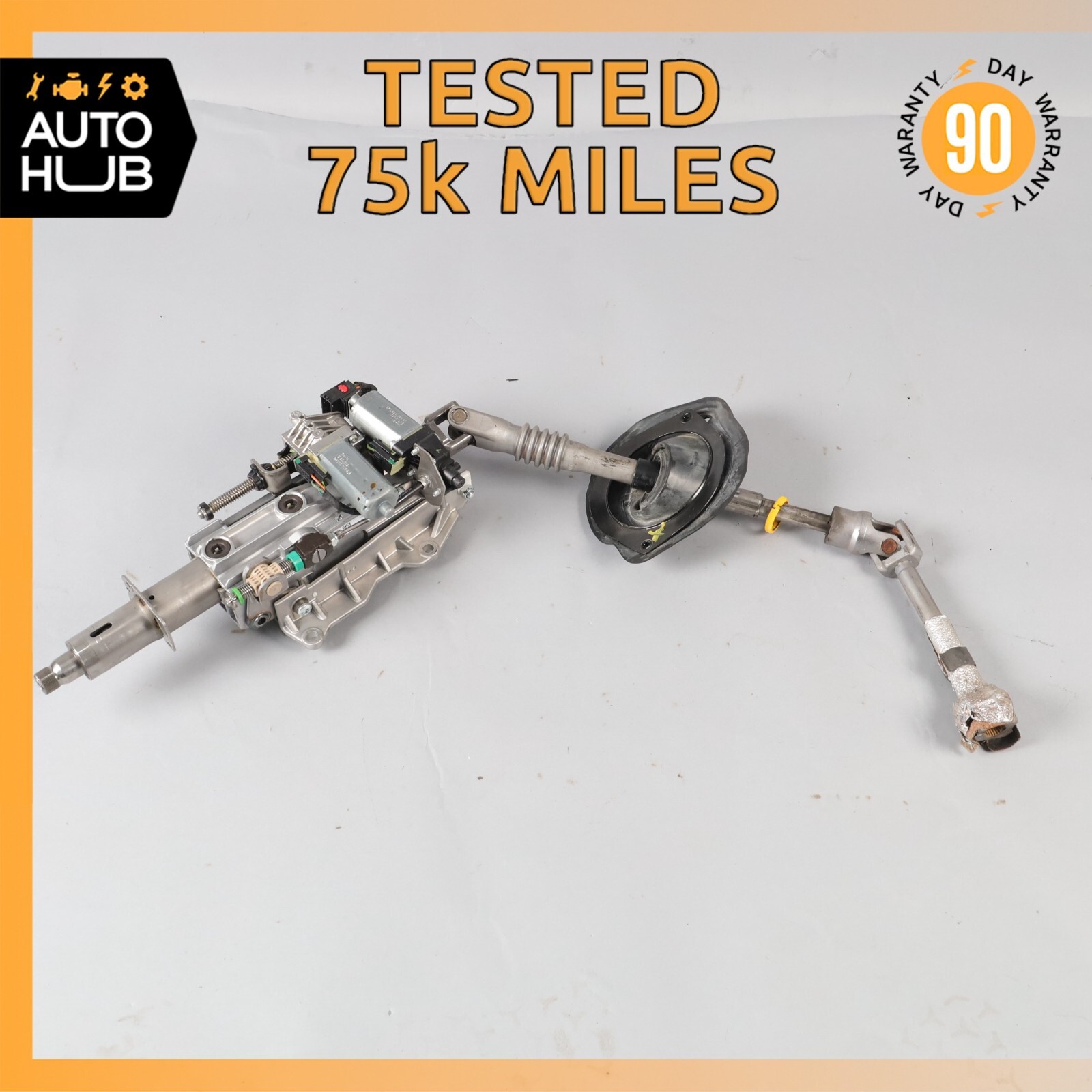 14-16 Maserati Ghibli Quattroporte Steering Column Assembly 670003653 OEM 75k