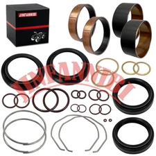 Fork Bushing Dust Oil Seals Rebuild Kit For Kawasaki KX125 KX250 1996-2001 KX500