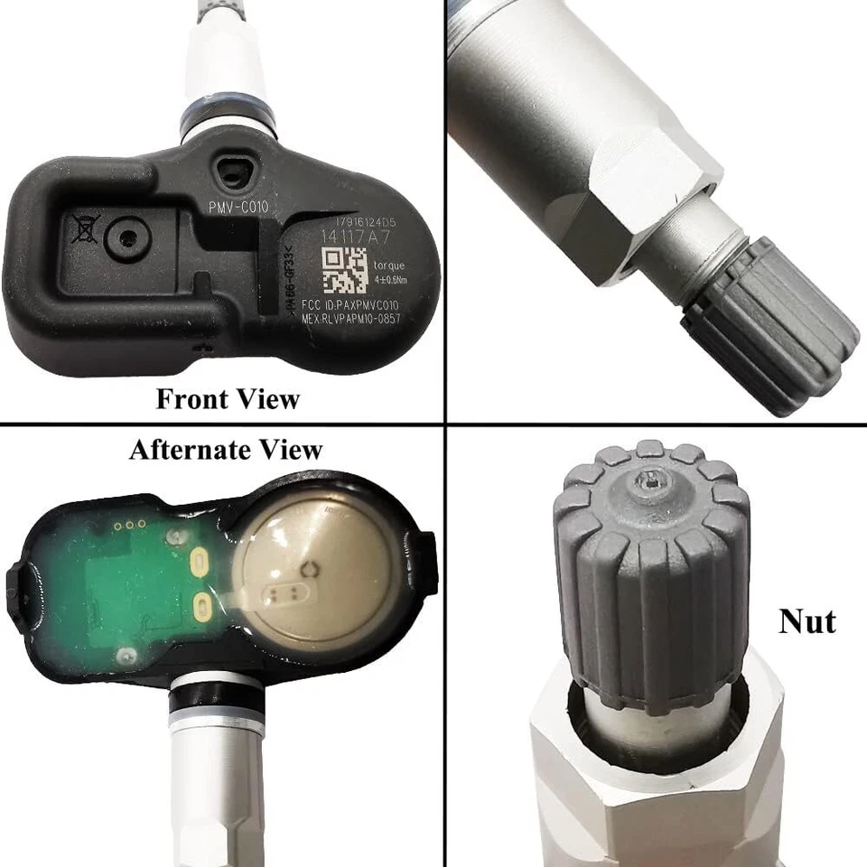 4X TPMS Tire Pressure Sensor 42607-30060 Fits For Lexus Scion Toyota PMV-C010 - Image 2 of 3