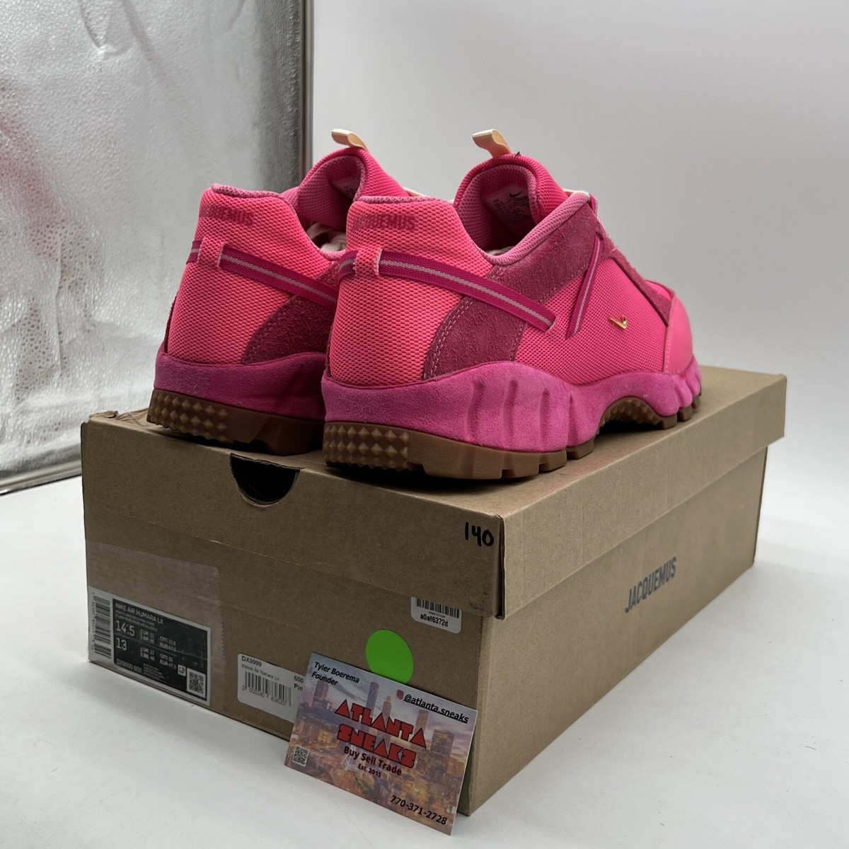 Size 14.5 - Nike Jacquemus x Air Humara LX Pink Flash W Size 14.5 - Nike Jacquemus x Air Humara LX Pink Flash W