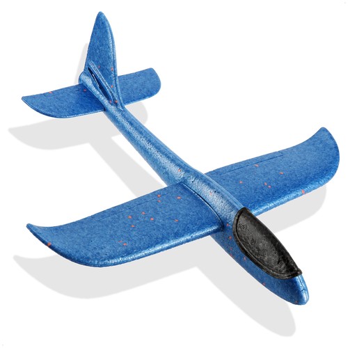 3x Styroporflugzeug für Kinder und Erwachsene - Stabiler Wurfgleiter mit - Bild 8 von 8