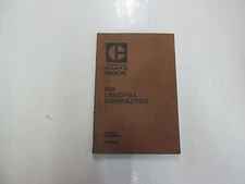Caterpillar 816 Landfill Compactor 57U1-UP Parts Book Manual STAINED WORN OEM