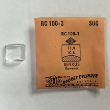 RC 100-3 SUC Rocket Cylinder Crystals Benrus Rowena 11.9 10.6