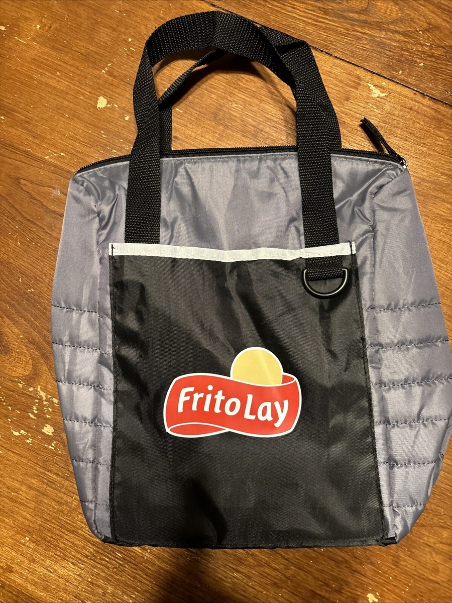 Frito Lay Cooler Bag 12” Zip Up NWOT Black Gray Logo Rare New | eBay