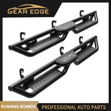 Running Boards For 2007- 2018 Chevy Silverado 1500 Doubleext Cab Side Step Bars