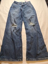 Women's High-Rise Wide Leg Baggy Jeans - Wild Fable Blue Size 2