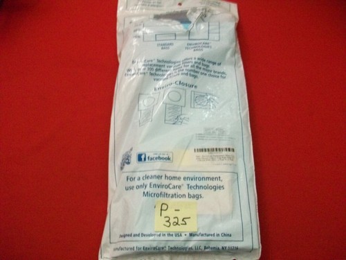 11-ENVIROCARE MICRO 99.7% FILTRATION VACUUM BAGS FITS 3 VACUUM MANUFACTURERS - Picture 2 of 4