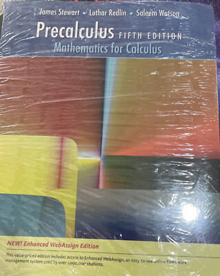 Precalculus: Mathematics for Calculus, - Paperback, James Stewart-Redlin- Watson