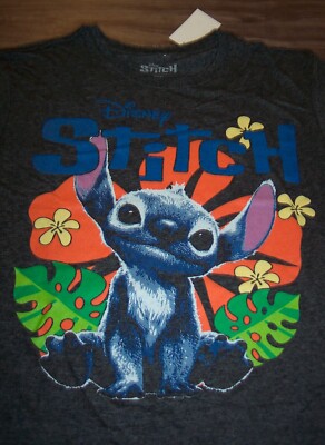 Vintage Style Walt Disney LILO and STITCH Hawaii T-Shirt MENS 