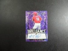 2018 Leaf Flash of Brilliance Purple Alec Bohm 17/25 Signature FOB-AB1 Auto