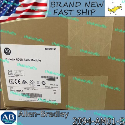 Brand New Factory Sealed AB 2094-AM01-S/C Kinetix 6000 Axis Module AB 2094AM01S