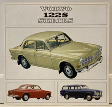 Vtg 1965 Volvo 122 S Full Color Brochure Rk. 11743 8 65. 350.000 Usa 4 Pg Euc