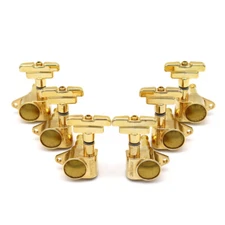 Wilkinson Guitar Tuners - Gold 3x3 Imperial Style Guitar Tuning Pegs WJ-309-GD