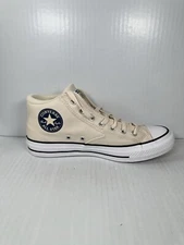 Size 9 Mens Converse Chuck Taylor All Star Malden Street Mid Ivory Shoe A09458F
