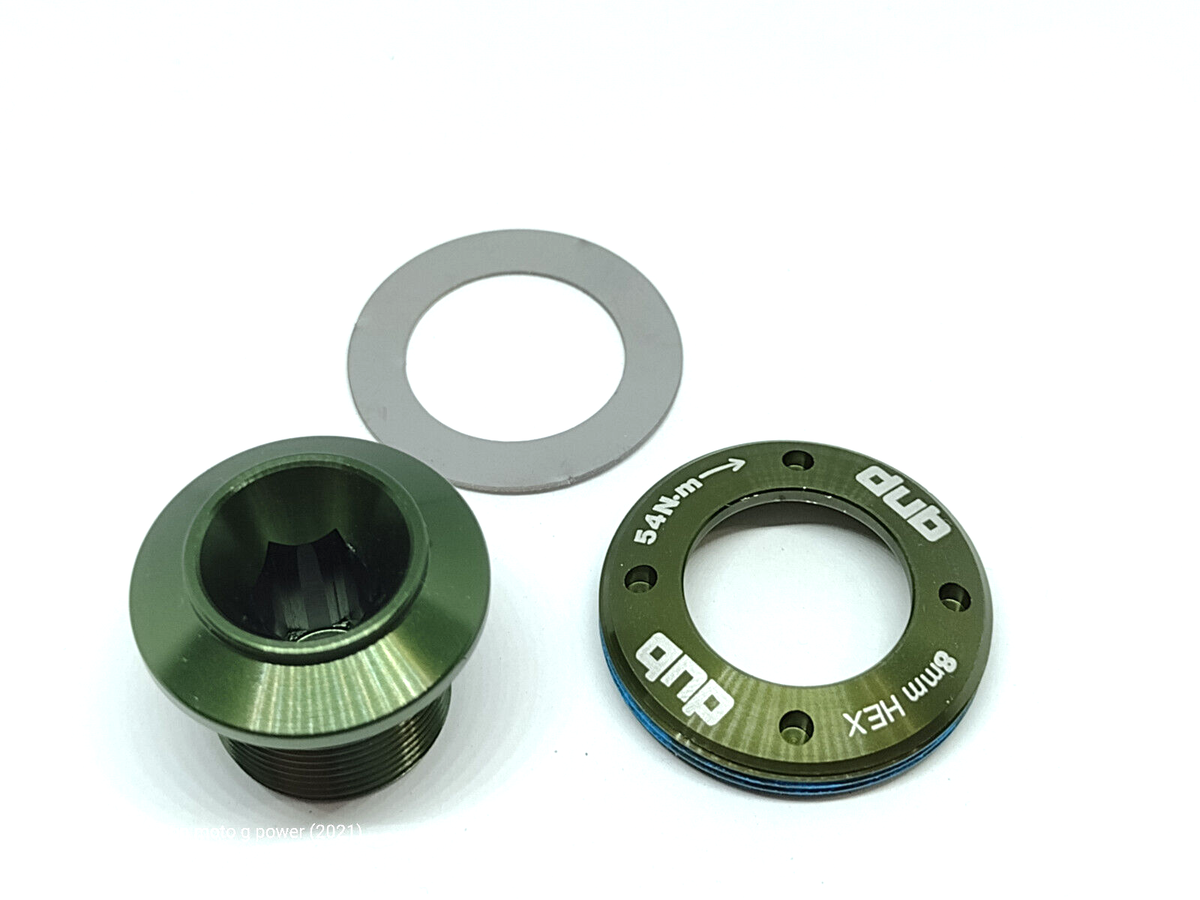 Dark Green Crank Arm Bolt Kit Self-Extracting Cap For SRAM