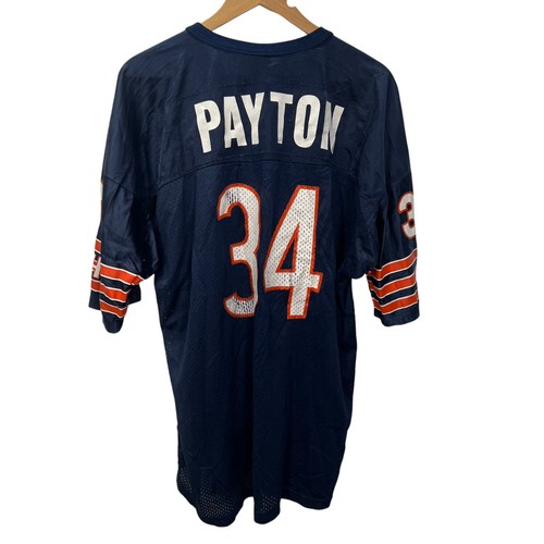 Vintage Champion Chicago Bears 34 Walter Payton GSH Sz 52 Blue Jersey NFL 80s US - Picture 8 of 16